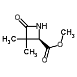 CAS#: 228868-38-0， Methyl (2R)-3,3-Dimethyl-4-Oxo-2-Azetidinecarboxylate