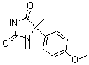 CAS 登录号：22927-78-2， 5-(4-甲氧基苯基)-5-甲基-海因