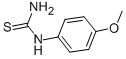 structure of CAS# 2293-07-4, (4-Methoxyphenyl)Thiourea;Ae-641/30147012;Aids-114905;Aids114905