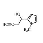 CAS#: 229333-31-7， 1-(1-Methyl-1H-Pyrrol-2-Yl)-3-Butyn-1-Ol