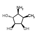 CAS#: 229962-59-8， (1R,2R,3R,4S,5R)-4-Amino-5-Methyl-1,2,3-Cyclopentanetriol