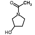 CAS#: 23123-19-5， 1-(3-Hydroxy-1-Pyrrolidinyl)Ethanone
