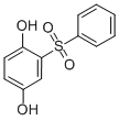 结构式 CAS# 23156-75-4, 2-(苯磺酰基)-1,4-苯二酚