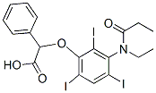 CAS#: 23189-39-1， 2-[3-(N-Ethylpropionylamino)-2,4,6-Triiodophenoxy]-2-Phenylacetic Acid