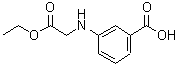 CAS#: 23218-94-2， 3-[(2-Ethoxy-2-Oxoethyl)Amino]Benzoic Acid