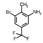CAS#: 232267-31-1， 3-Bromo-2-Methyl-5-(Trifluoromethyl)Aniline