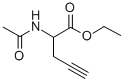 structure of CAS# 23235-05-4, 2-(Acetylamino)-4-Pentynoic Acid Ethyl Ester