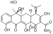 结构式 CAS# 23313-80-6, 4-表四环素盐酸盐