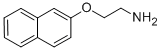 结构式 CAS# 23314-24-1, 2-(2-萘基氧基)乙胺