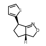 CAS#: 233606-26-3， (3aR,6R)-6-(2-Thienyl)-3A,4,5,6-Tetrahydro-3H-Cyclopenta[c][1,2]Oxazole