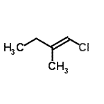 CAS#: 23378-11-2， (1E)-1-Chloro-2-Methyl-1-Butene