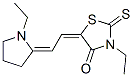 CAS#: 23405-68-7， 3-Ethyl-5-[(1-Ethylpyrrolidin-2-Ylidene)Ethylidene]-2-Thioxothiazolidin-4-One