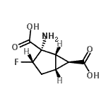 CAS#: 234085-20-2， (1S,2S,3S,5R,6S)-2-Amino-3-Fluorobicyclo[3.1.0]Hexane-2,6-Dicarboxylic Acid