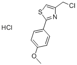 CAS#: 23421-57-0， 4-(Chloromethyl)-2-(4-Methoxyphenyl)-1,3-Thiazole Hydrochloride