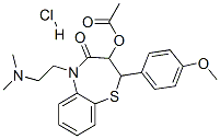 CAS#: 23515-59-5， 3-Acetoxy-5-[2-(Dimethylamino)Ethyl]-2,3-Dihydro-2-(4-Methoxyphenyl)-1,5-Benzothiazepin-4(5H)-One Monohydrochloride