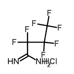 CAS#: 2358-53-4， 2,2,3,3,4,4,4-Heptafluorobutanimidamide Hydrochloride (1:1)