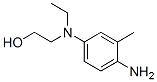 structure of CAS# 2359-51-5, 2-[(4-Amino-3-Methylphenyl)-Ethylamino]Ethanol sulfate salt;2-[(4-Amino-3-Methyl-Phenyl)-Ethyl-Amino]Ethanol;Sulfuric Acid;(4-Ammonio-M-Tolyl)Ethyl(2-Hydroxyethyl)Ammonium Sulphate;2-((4-Amino-3-Methylphenyl)Ethylamino)Ethanol Sulfate