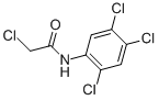 structure of CAS# 23595-42-8, 2-Chloro-N-(2,4,5-Trichlorophenyl)Acetamide;2-Chloro-N-(2,4,5-Trichlorophenyl)Ethanamide;2',4',5'-Trichloro-2-Chloroacetanilide;2,2',4',5'-Tetrachloroacetanilide