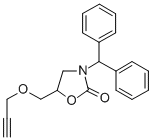 CAS#: 23598-58-5， 3-(Diphenylmethyl)-5-[(2-Propynyloxy)Methyl]-2-Oxazolidinone