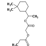 CAS#: 236391-76-7， 2-[1-(3,3-Dimethylcyclohexyl)Ethoxy]-2-Oxoethyl Propionate