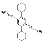 CAS#: 236407-27-5， 1,4-Dicyclohexyl-2,5-Di(1-Propyn-1-Yl)Benzene
