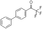 结构式 CAS# 2369-31-5, 1-(4-联苯基)-2,2,2-三氟乙酮