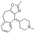 CAS#: 23699-84-5， 9,10-Dihydro-2-Methyl-4-(1-Methyl-4-Piperidylidene)-4H-Benzo[5,6]Cyclohept[1,2-d]Oxazole