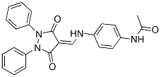 CAS#: 23711-51-5， N-[4-[[(3,5-Dioxo-1,2-Diphenylpyrazolidin-4-Ylidene)Methyl]Amino]Phenyl]Acetamide