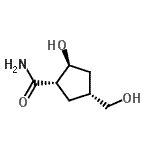 CAS#: 23722-94-3， (1S,2S,4R)-2-Hydroxy-4-(Hydroxymethyl)Cyclopentanecarboxamide