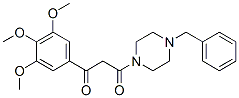 CAS#: 23776-23-0， 1-Benzyl-4-[1,3-Dioxo-3-(3,4,5-Trimethoxyphenyl)Propyl]Piperazine