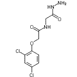 CAS 登录号:2381-76-2, 2-(2,4-二氯苯氧基)-N-(2-肼基-2-氧代乙基)乙酰胺
