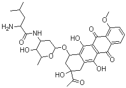 CAS#: 23828-86-6， N-Leucyldaunorubicin
