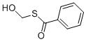 structure of CAS# 23853-33-0, Benzenecarbothioicacid S-(Hydroxymethyl) Ester;Benzenecarbothioic Acid S-(Hydroxymethyl) Ester;Thiobenzoic Acid S-Methylol Ester;Zinc00333837