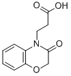 结构式 CAS# 23866-15-1, 2,3-二氢-3-氧代-4H-1,4-苯并恶嗪-4-丙酸