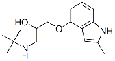 结构式 CAS# 23869-98-9, 4-(2-羟基-3-叔-丁基氨基丙氧基)-2-甲基吲哚