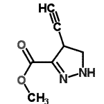 CAS#: 2387-31-7， Methyl 4-Ethynyl-4,5-Dihydro-1H-Pyrazole-3-Carboxylate