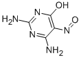 结构式 CAS# 2387-48-6, 2,6-二氨基-5-亚硝基-1H-嘧啶-4-酮