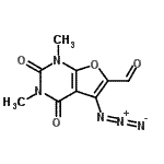 CAS#: 238753-41-8， 5-Azido-1,3-Dimethyl-2,4-Dioxo-1,2,3,4-Tetrahydrofuro[2,3-d]Pyrimidine-6-Carbaldehyde