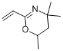 structure of CAS# 23878-88-8, 5,6-Dihydro-4,4,6-Trimethyl-2-Vinyl-1,3(4H)-Oxazine;4,4,6-Trimethyl-2-Vinyl-5,6-Dihydro-1,3-Oxazine;Nsc243028;Bb_Nc-0770