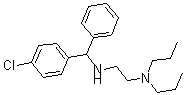 CAS#: 23892-36-6， N'-[alpha-(4-Chlorophenyl)Benzyl]-N,N-Dipropylethylenediamine