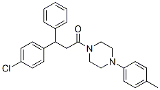 CAS#: 23904-72-5， 3-(4-Chlorophenyl)-3-Phenyl-1-[4-(p-Tolyl)-1-Piperazinyl]-1-Propanone