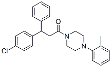 CAS#: 23904-87-2， 3-(4-Chlorophenyl)-3-Phenyl-1-[4-(2-Methylphenyl)-1-Piperazinyl]-1-Propanone