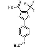 CAS#: 239080-02-5， 5-(4-Methoxyphenyl)-2-(Trifluoromethyl)-3-Furoic Acid