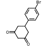 结构式 CAS# 239132-48-0, 5-(4-溴苯基)-1,3-环己烷二酮