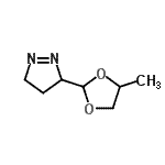 CAS#: 23936-72-3， 3-(4-Methyl-1,3-Dioxolan-2-Yl)-4,5-Dihydro-3H-Pyrazole