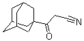 结构式 CAS# 23938-42-3, 3-(金刚烷-1-基)-3-氧代丙腈