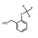 结构式 CAS# 239463-93-5, {2-[(三氟甲基)硫基]苯基}甲醇
