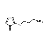 CAS 登录号：23988-55-8， 5-(丁基硫基)-1H-1,2,4-三唑