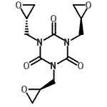 结构式 CAS# 240408-81-5, 1,3,5-三[(2S)-2-环氧乙烷基甲基]-1,3,5-三嗪烷-2,4,6-三酮