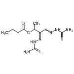 CAS 登录号：2407-55-8， 3,4-二(硫代氨基甲酰亚肼基)-2-丁烷基丁酸酯